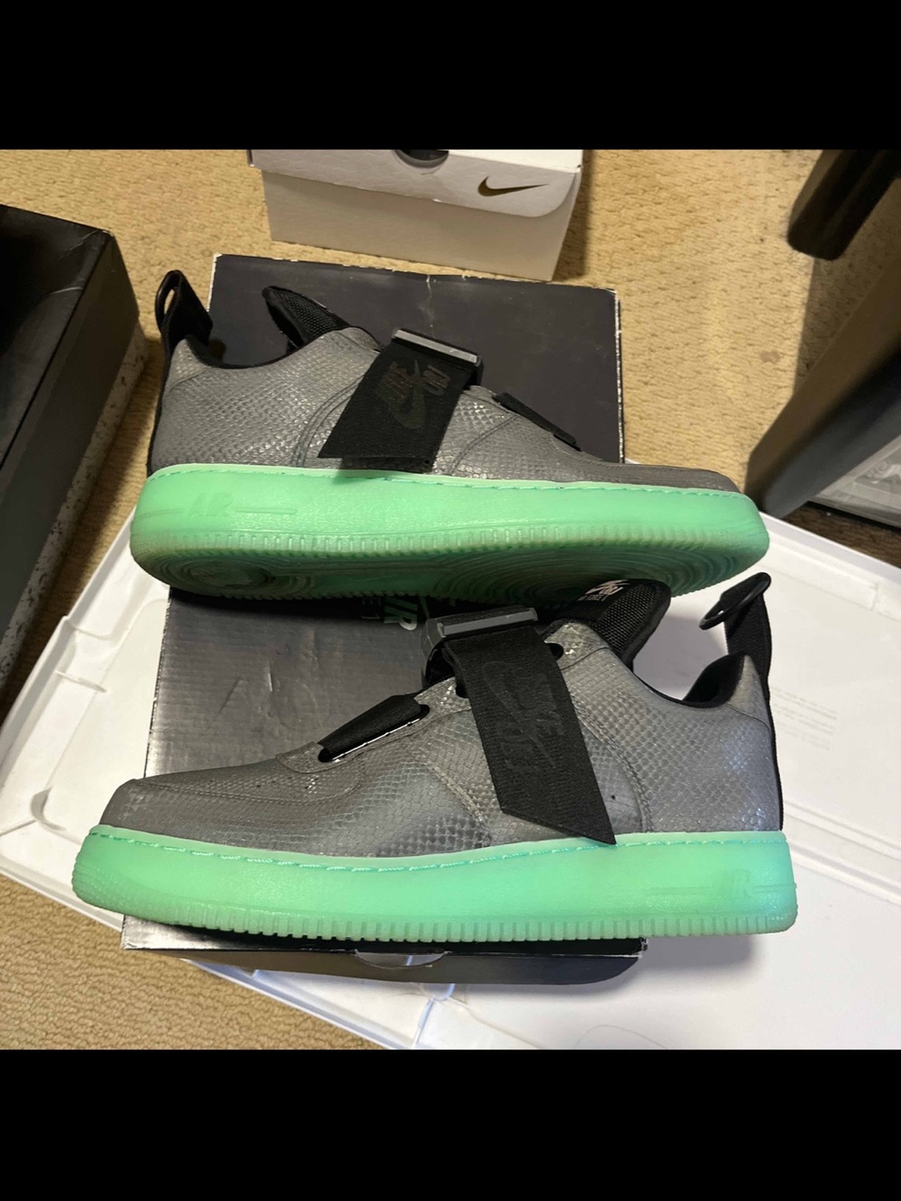 Nike Air Force 1 Utility x Odell Beckham Jr. Cool Grey 2018 Size 11 With Box